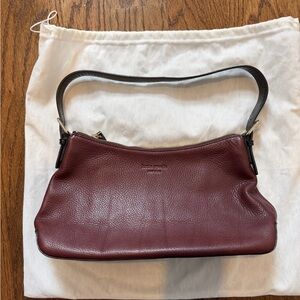 Kate Spade Burgundy and patent Leather Shoulder Bag